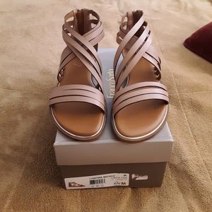 NWT Strappy Tan Gladiator Sandals - Gaetana